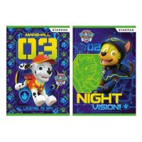 Zeszyt A5 w trzy linie kolorowe 16 kartek Psi Patrol 20 sztuk mix. Wydawca: Starpak. SmakLiter.pl Opakowanie Zeszyt A5 w trzy linie kolorowe 16 kartek Psi Patrol 20 sztuk mix