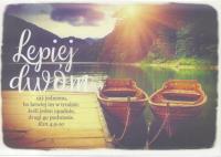 Opakowanie A Kartka składana - Lepiej dwóm