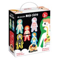 Ale Puzzle Moje Ciało 3+. Wydawca: Bright Junior Media. SmakLiter.pl Opakowanie Ale Puzzle Moje Ciało 3+