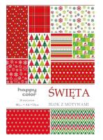 Opakowanie Blok A4/15 z motywami Święta HAPPY COLOR