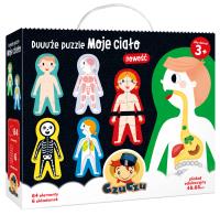 CzuCzu Duże puzzle Moje ciało 3+. Wydawca: Bright Junior Media. SmakLiter.pl Opakowanie CzuCzu Duże puzzle Moje ciało 3+