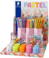 Opakowanie Display Pastel Line: 70 ołówków, 40 gumek, 40 linijek, 50 temperówek