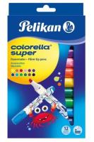 Flama Colorella Super 12 kolorów. Wydawca: Pelikan. SmakLiter.pl Opakowanie Flama Colorella Super 12 kolorów