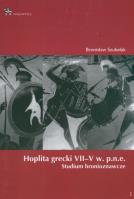 Okładka książki Hoplita grecki VII - V w. p.n.e.