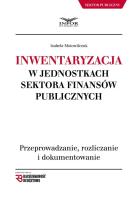 Okładka książki Inwentaryzacja w jednostkach sektora finansów publicznych