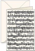 Opakowanie Karnet B6 + koperta Music