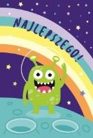 Opakowanie Karnet B6 Urodziny - Kosmita