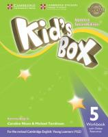 Kid's Box 5 Workbook with Online Resources American English. Autor: Nixon Caroline, Tomlinson Michael. SmakLiter.pl Okładka książki Kid's Box 5 Workbook with Online Resources American English