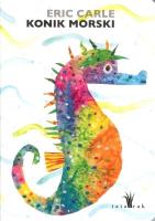 Konik morski. Autor: Erica Carle. SmakLiter.pl Okładka książki Konik morski
