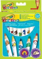 Okładka książki Kredki ołówkowe dekorowane Jumbo 8 kolorów CRAYOLA