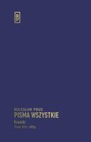Okładka książki Kroniki Tom XIV (1885)