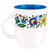 Opakowanie Kubek Marysia - wianek kaszubski niebieski