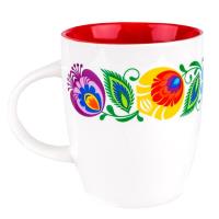 Opakowanie Kubek Marysia - wianek łowicki czerwony FOLKSTAR