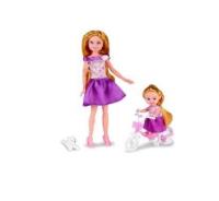 Opakowanie Lalka mama z córeczką na rowerze