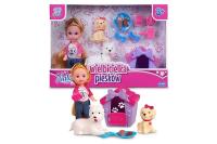 Opakowanie Lalka Natalia z pieskiem i akcesoriami