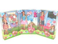 Opakowanie Lalka z dzieckiem i akcesoriami, różne rodzaje