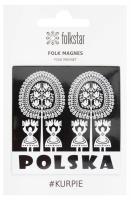 Okładka książki Magnes - kurpiowski czarny Polska FOLKSTAR