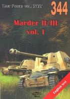 Marder II/III vol.I. Tank Power vol. XCIX 344. Autor: Janusz Ledwoch. SmakLiter.pl Okładka książki Marder II/III vol.I. Tank Power vol. XCIX 344