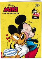 Okładka książki Miki i przyjaciele. Kolorowanka z Naklejkami