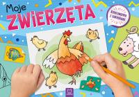 Okładka książki Moje zwierzęta Kolorowanka z naklejkami