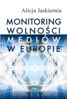 Okładka książki Monitoring wolności mediów w Europie