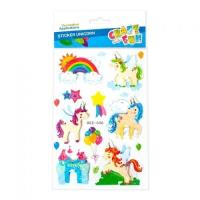 Opakowanie Naklejki 3D jednorożec