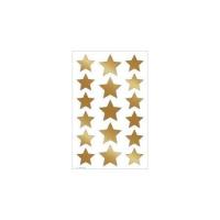 Opakowanie Nalepki Gwiazdki zlote