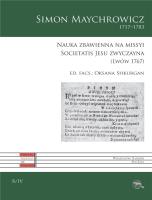 Nauka zbawienna na missyi Societatis Jesu zwycz.. Autor: Oksana Shkurgan. SmakLiter.pl Okładka książki Nauka zbawienna na missyi Societatis Jesu zwycz.