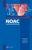 NOAC w praktyce klinicznej. Autor: Pruszczyk Piotr, Hryniewiecki Tomasz. SmakLiter.pl Okładka książki NOAC w praktyce klinicznej