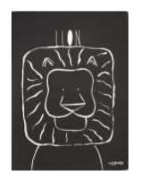 Opakowanie Notes A4/46K czarny z Lwem