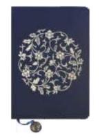 Opakowanie Notes A5/144K Granatowy Białe Kwiaty w Kuli