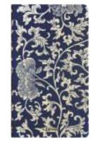 Opakowanie Notes H5/95K Granatowy Białe Kwiaty i Liście