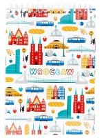 Opakowanie Notes na spirali - A5 Wrocław symbole FOLKSTAR
