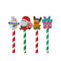 Opakowanie Ołówek Bałwan Mikołaj Renifer Prezent (24szt)