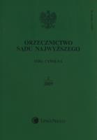 Orzecznictwo Sądu Najwyższego Izba Cywilna 2/2009. Wydawca: LexisNexis. SmakLiter.pl Opakowanie Orzecznictwo Sądu Najwyższego Izba Cywilna 2/2009