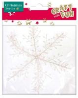 Opakowanie Ozdoba dekoracyjna płatek śniegu 21cm