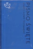 Okładka książki Pismo Święt ST i NT duże niebieskie