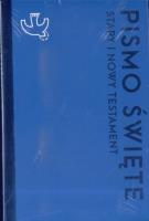 Okładka książki Pismo Święte ST i NT małe niebieskie