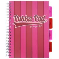 Project Book Vogue B5 kratka różowy (3szt) PUKKA. Wydawca: Pukka Pads. SmakLiter.pl Opakowanie Project Book Vogue B5 kratka różowy (3szt) PUKKA