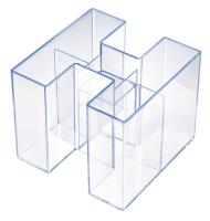 Przybornik na biurko HAN Bravo Signal 5 komór jasnoniebieski. Wydawca: Donau. SmakLiter.pl Opakowanie Przybornik na biurko HAN Bravo Signal 5 komór jasnoniebieski