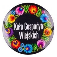 Opakowanie Przypinka duża - Koło Gospodyń.. łowicka czarna