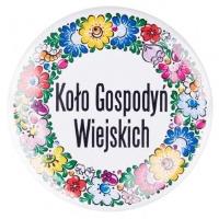 Opakowanie Przypinka duża - Koło Gospodyń.. opolska 58 mm