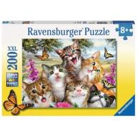 Opakowanie Puzzle 200 Zwariowane Koty XXL