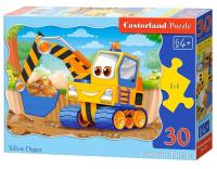 Opakowanie Puzzle 30 Żółta koparka CASTOR