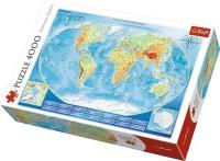 Puzzle 4000 Wielka mapa fizyczna świataTREFL. Wydawca: Trefl. SmakLiter.pl Opakowanie Puzzle 4000 Wielka mapa fizyczna świataTREFL