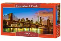 Puzzle 600 Brooklyn Bridge, New York CASTOR. Wydawca: Castorland. SmakLiter.pl Opakowanie Puzzle 600 Brooklyn Bridge, New York CASTOR