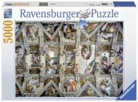 Puzzle Kaplica Sykstyńska 5000. Wydawca: Ravensburger. SmakLiter.pl Opakowanie Puzzle Kaplica Sykstyńska 5000