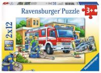 Opakowanie Puzzle Policja i straż 2x12el