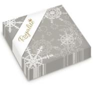 Opakowanie Serwetki Royalite 33/3/20 Srebrne gwiazdy