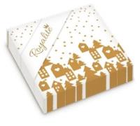 Opakowanie Serwetki Royalite 33/3/20 Złote domki